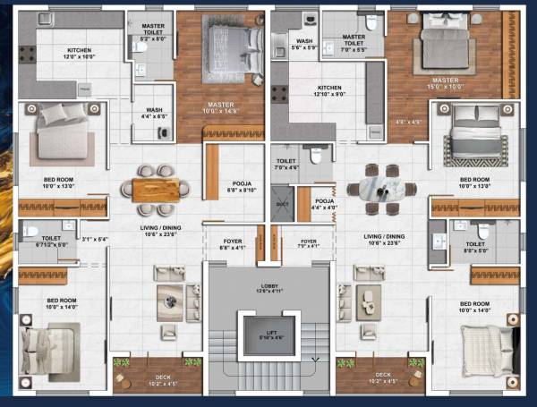  samriddhi Samriddhi Cluster Plan from 1st to 3rd Floor