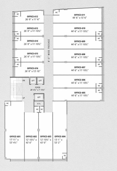  vishala-supreme-ii A Cluster Plan For  6th Floor