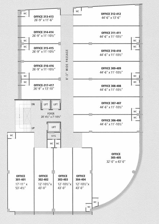  vishala supreme ii A Cluster Plan From 3rd To 4th Floor
