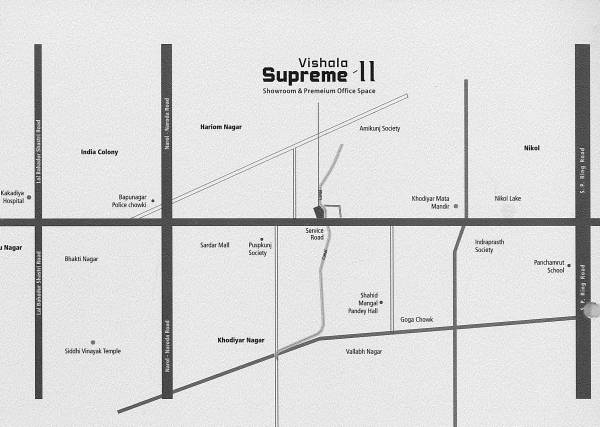  vishala-supreme-ii Location Plan