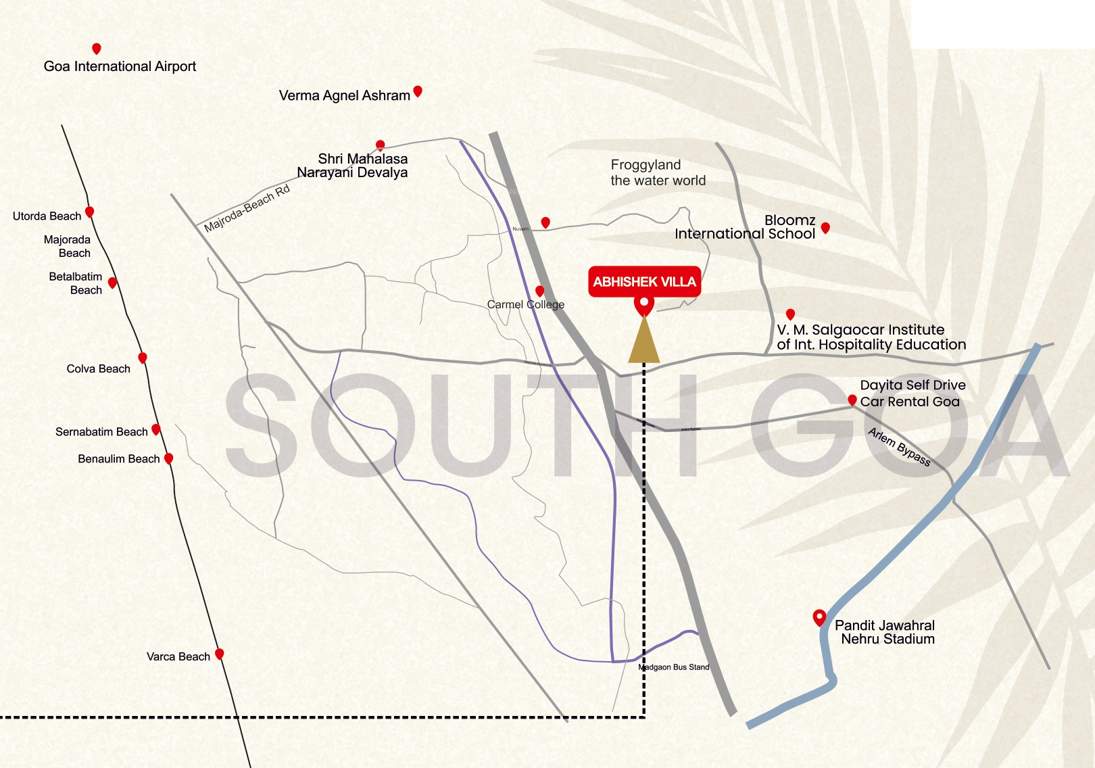  abhishek villa Location Plan