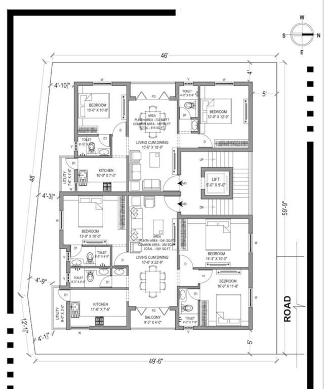  breeze flats Breeze Flats Cluster Plan from 1st to 3rd Floor