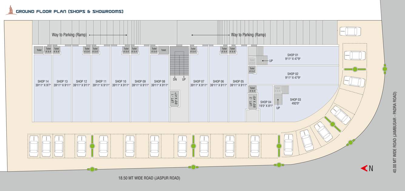 city center City Center Cluster Plan For Ground Floor