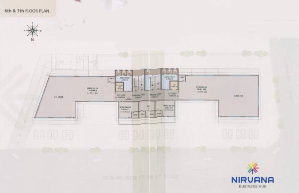  nirvana-business-hub A Cluster Plan For 6th & 7th Floor Floor