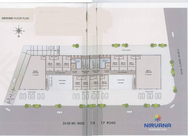  nirvana-business-hub A Ground Cluster Plan