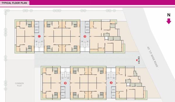  gajanan-hill-2 A To D Typical Cluster Plan