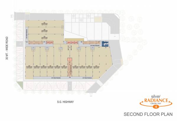  silver-radiance-4 1 Cluster Plan For 2nd Floor