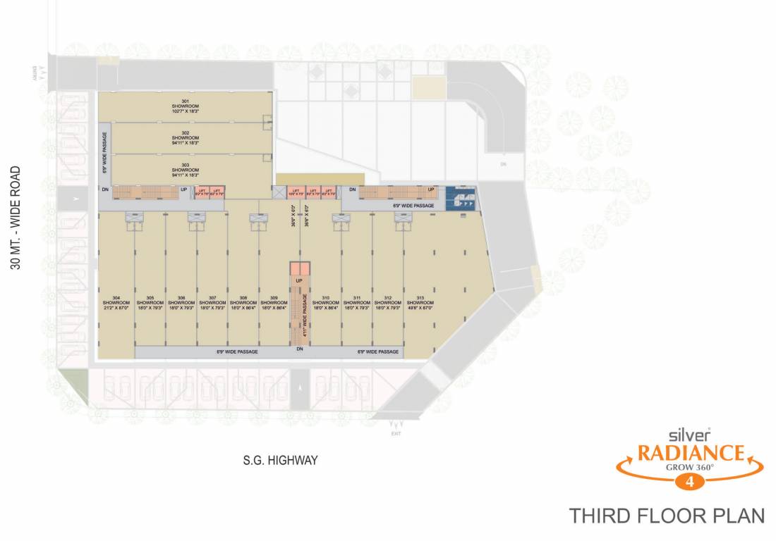 silver radiance 4 1 Cluster Plan For 3rd Floor