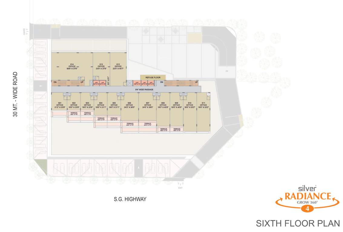  silver radiance 4 1 Cluster Plan For 6th Floor