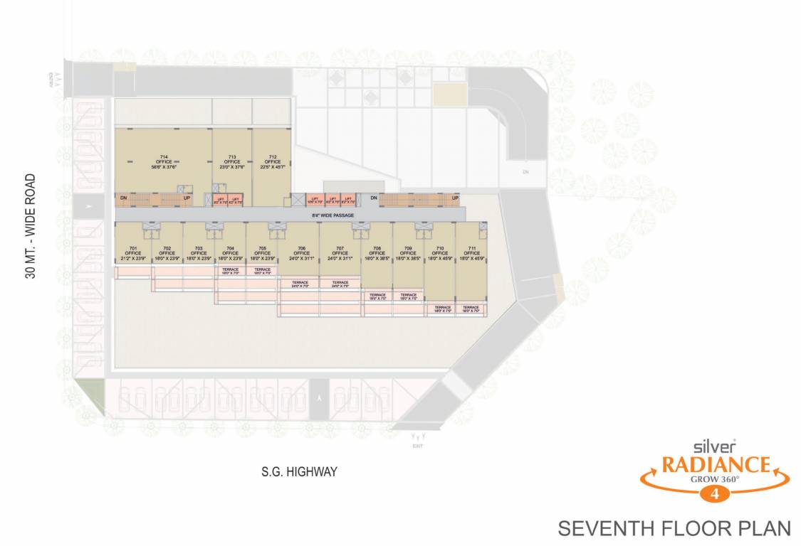  silver radiance 4 1 Cluster Plan For 7th Floor