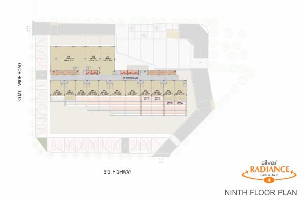  silver-radiance-4 1 Cluster Plan For 9th Floor
