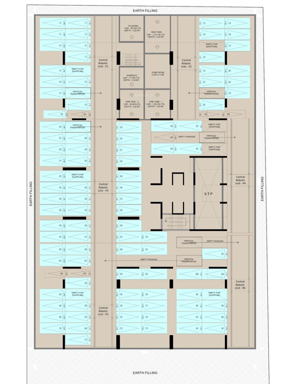  midas Midas Basement 1 Floor Cluster Plan
