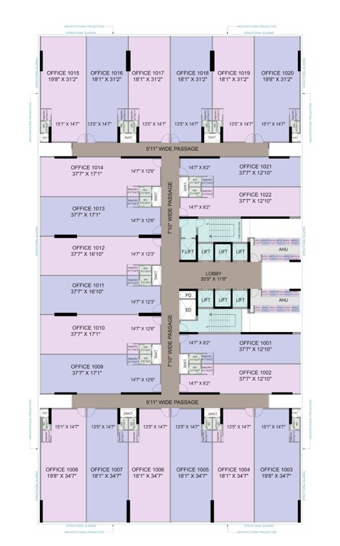  midas Midas Cluster Plan for 10th Floor