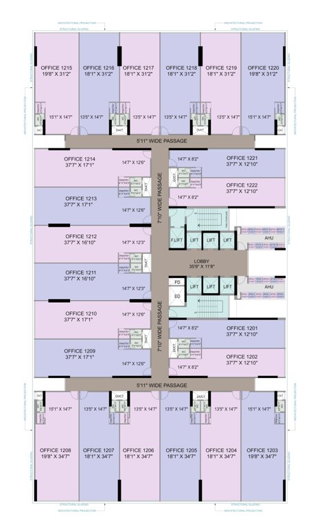  midas Midas Cluster Plan for 12th Floor