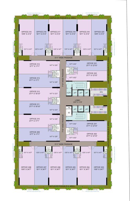  midas Midas Cluster Plan for 2nd Floor