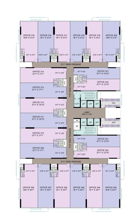  midas Midas Cluster Plan for 3rd Floor