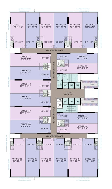  midas Midas Cluster Plan for 4th Floor