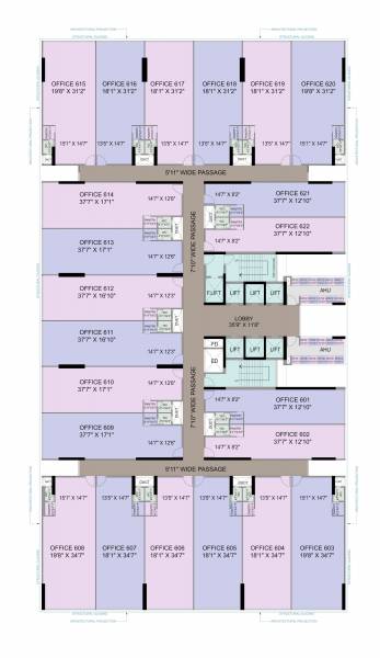  midas Midas Cluster Plan for 6th Floor