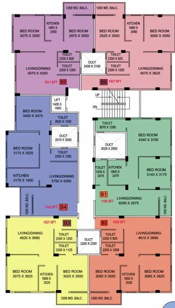  shristi-vista Block B Cluster Plan