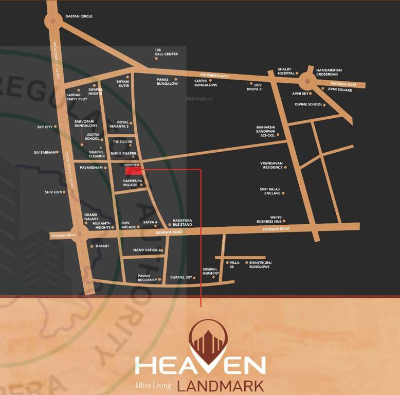  heaven landmark Location Plan