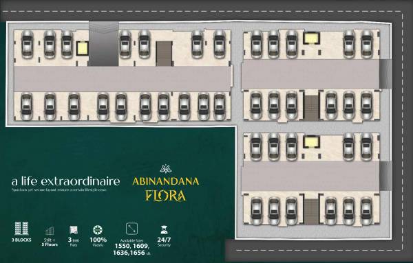  flora Flora 1, 2, 3 Ground Cluster Plan