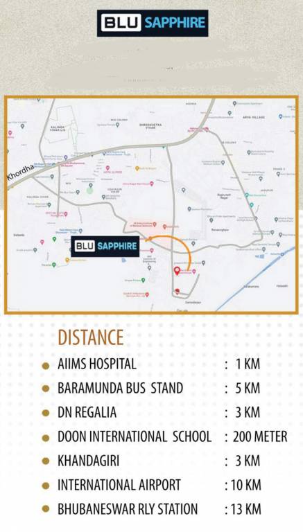 blu sapphire Location Plan
