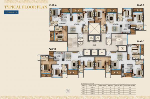  majestic Tower 5 Cluster Plan