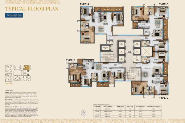  majestic Tower 6 Cluster Plan