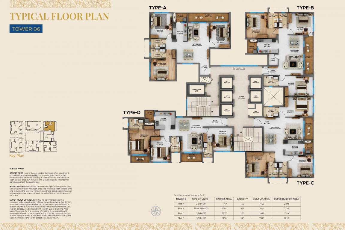  majestic Tower 6 Cluster Plan