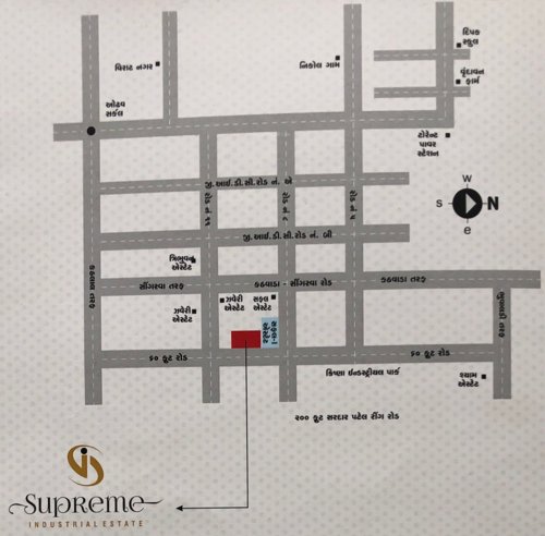  supreme-industrial-estate Location Plan