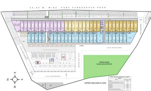  kanishka-grand-plaza Building A Cluster Plan For Upper Ground Floor