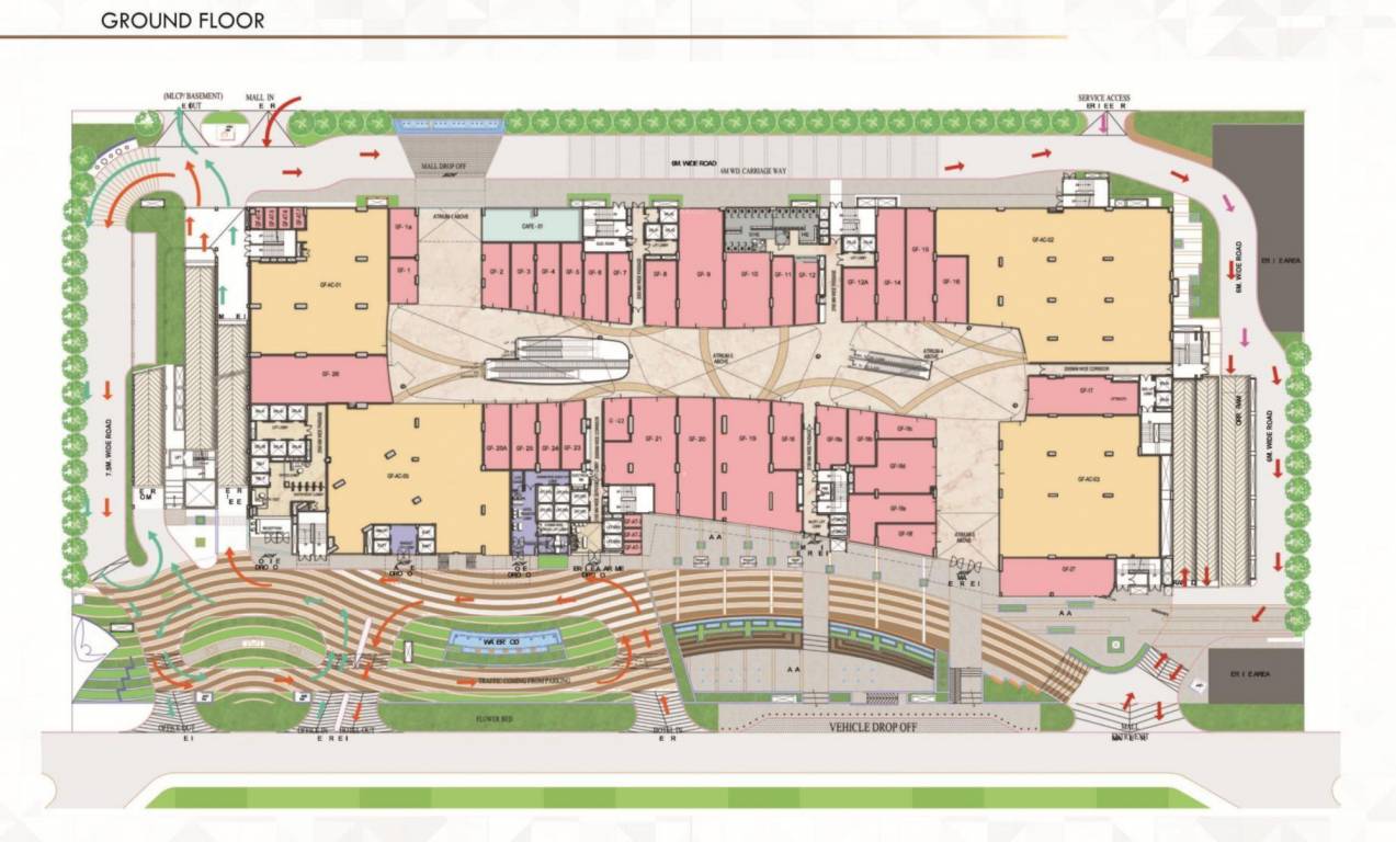 boulevard walk phase 2 Boulevard Walk Phase 2 Ground Floor Cluster Plan