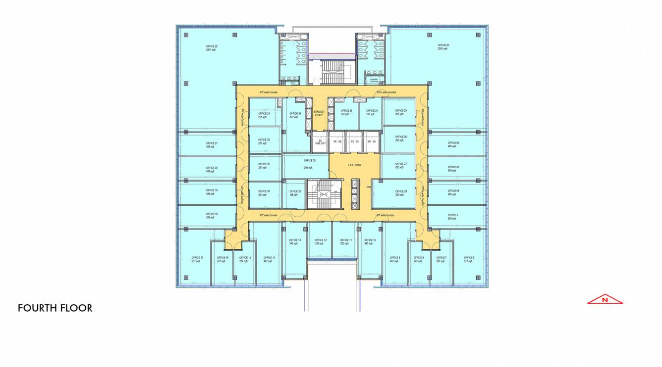  i think b I Think B Cluster Plan for 4th Floor