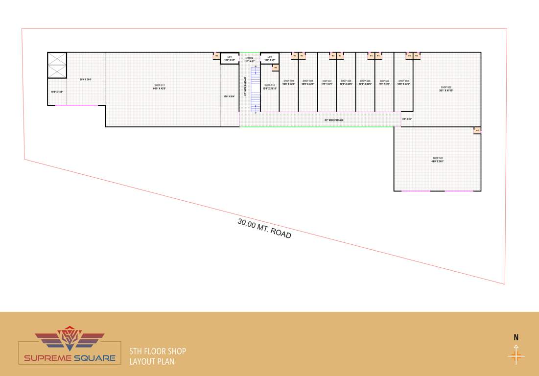  supreme square Supreme Square Cluster Plan for 5th Floor