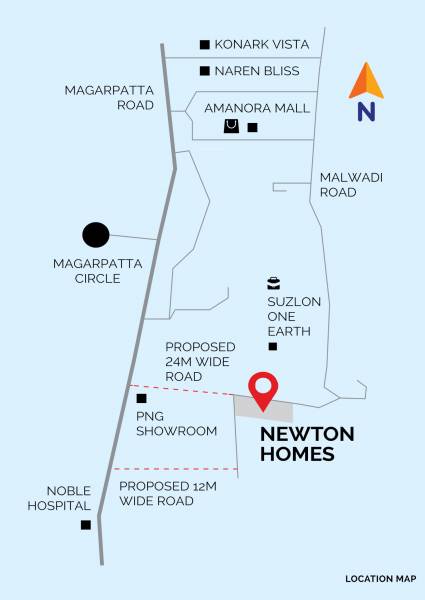  newton-homes-hadapsar-phase-iii Location Plan