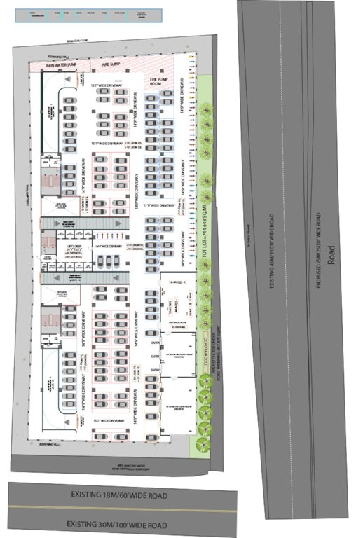  downtown Fairmount Downtown 1st Basement Cluster Plan