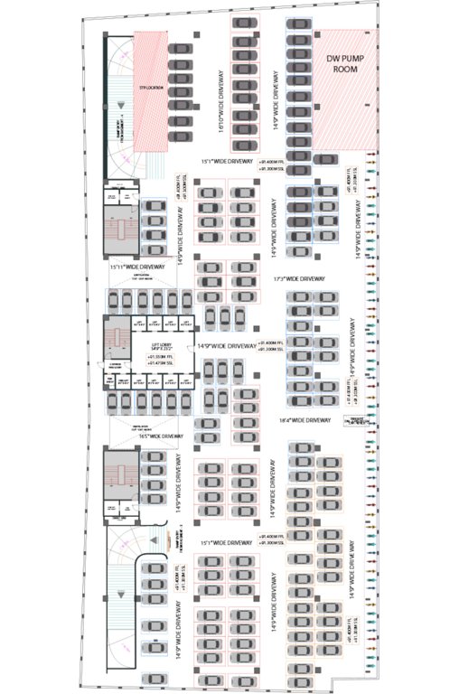  downtown Fairmount Downtown 4th Basement Cluster Plan
