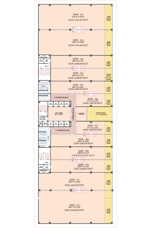  downtown Fairmount Downtown Cluster Plan For 1st Floor