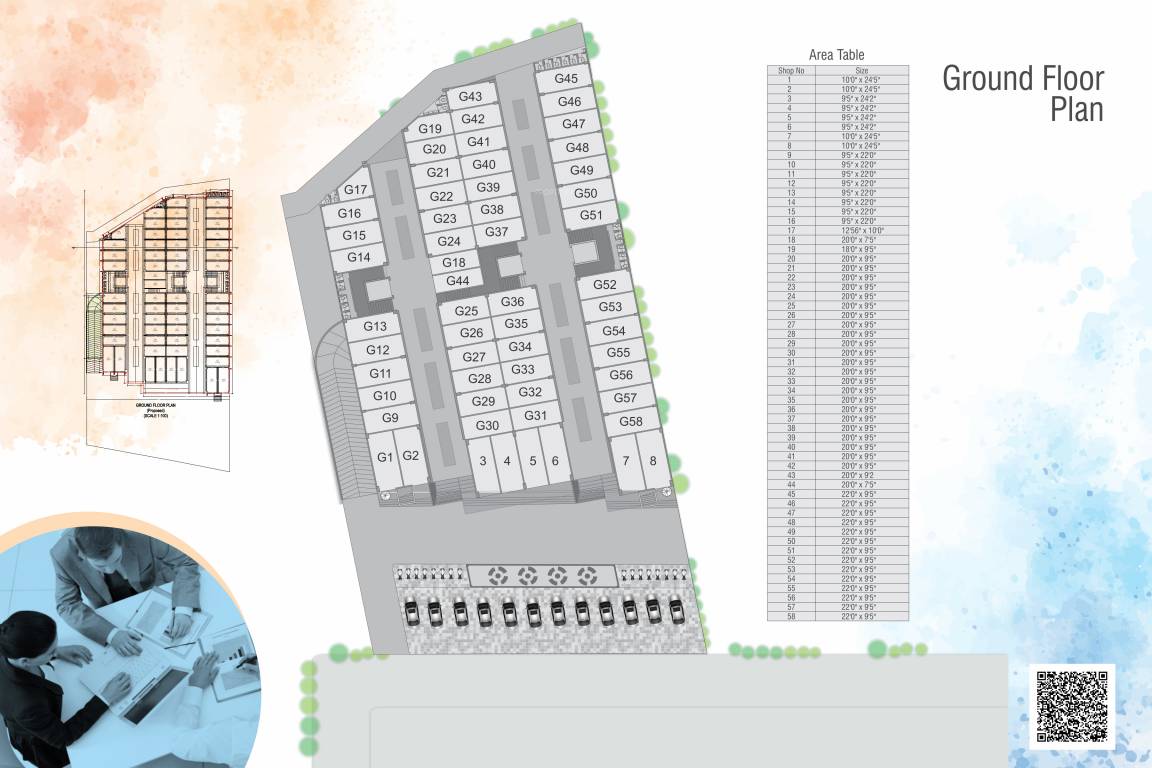 fortune elegance Fortune Elegance Cluster Plan for ground Floor