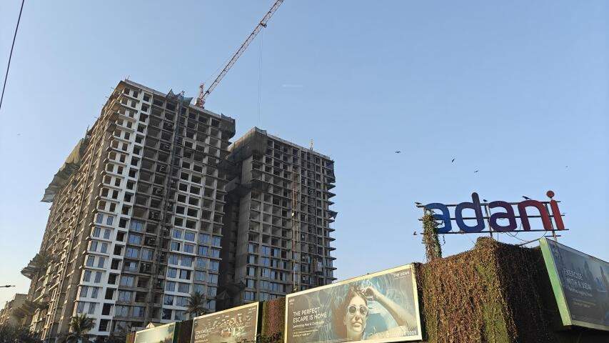  the views by adani realty Sun Rise Construction Status Feb 25