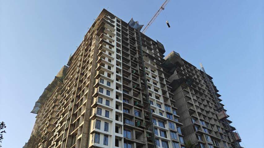  the views by adani realty Sun Rise Construction Status Feb 25