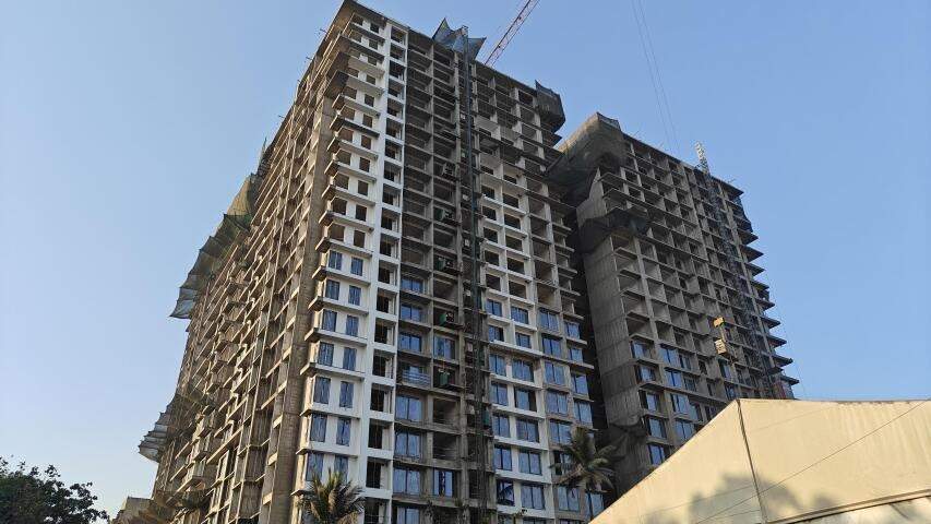  the views by adani realty Sun Rise Construction Status Feb 25