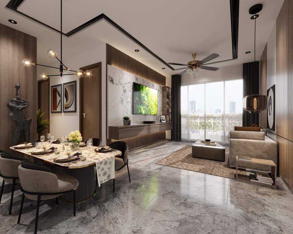  the views by adani realty Living Area