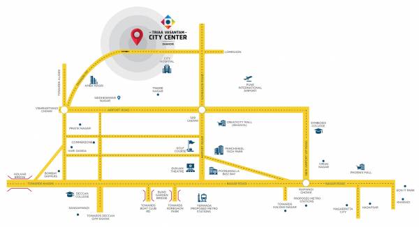  vasantam-city-center-phase-1 Location Plan