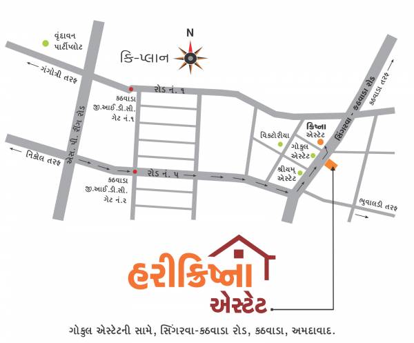  harikrishna-estate Location Plan