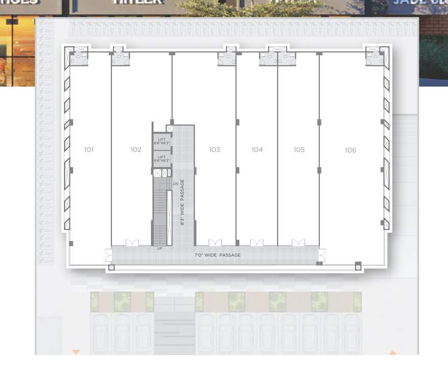  one 45 One 45 Cluster Plan for 1st Floor