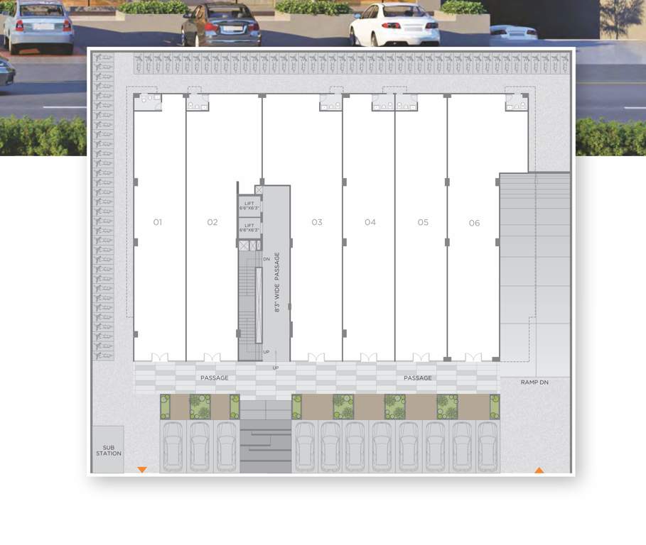  one 45 One 45 Cluster Plan for ground Floor