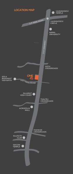  one-45 Location Plan