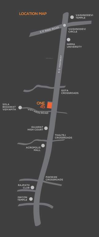 one 45 Location Plan