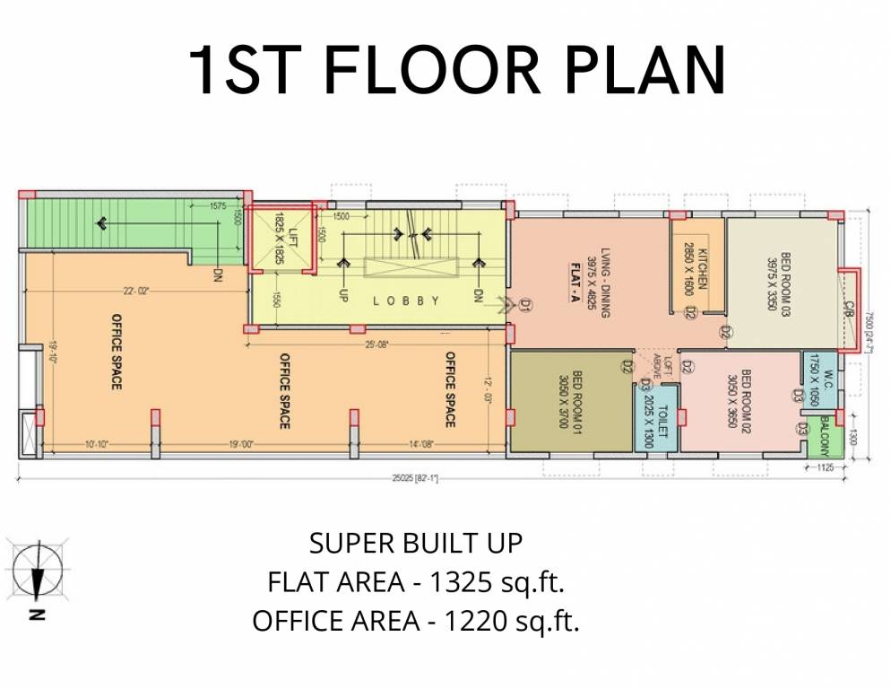 rose Sun Rose Cluster Plan for 1st Floor